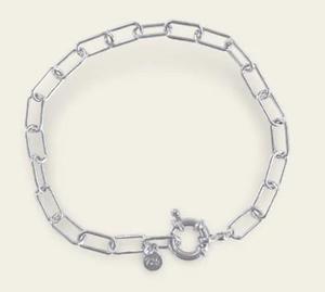 Bracelets: Whistle & Pop - Heritage Paper Clip Chain Bracelet - 19cm