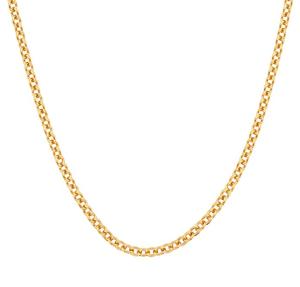 Chains: Gold 50cm Round Cable Chain