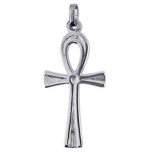 Pendants: Stg Silver Large Ankh