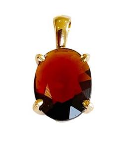 Pendants: Gold Garnet Pendant