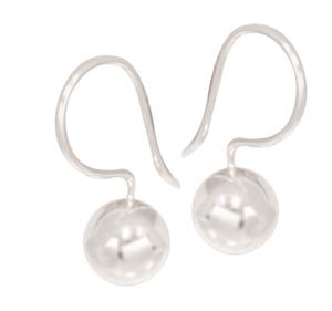 Ball Hook Earrings - 8mm