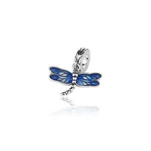 Evolve - Blue Dragonfly Pendant Charm - (New Beginnings)