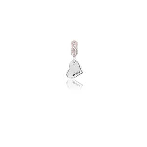 Charms: Evolve - Aroha - (Deep Love) - Pendant Charm - Pink