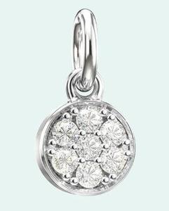 Charms: Love In A Jewel - The Chic Charm - Stg Silver/CZ
