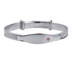 Child Engraved Expander Bangle