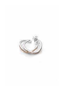 Citrine Birthstone Collection: Stolen Girlfriends Club - Wavey Band Earrings Citrine