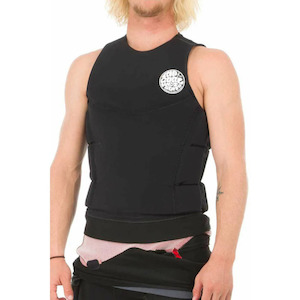 Jackets: Ripcurl Big Wave Paddle Jacket - Black