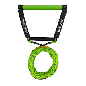 Wakeboard Ropes And Handles: Masterline Suede Kneeboard Package (Green)