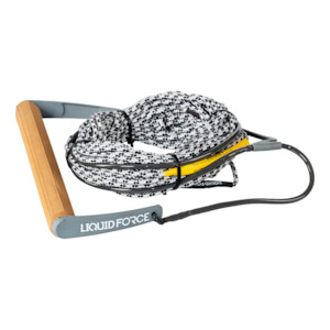 Liquid Force Team Handle with H-Braid 70' Combo - Grey/Tan