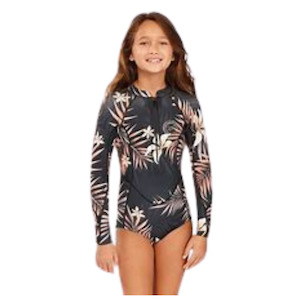 Billabong: Billabong Girl's Salty Dayz LS Spring - Black Pebble