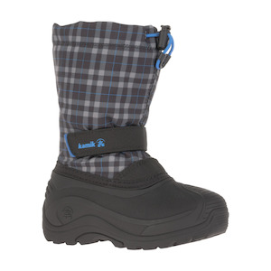 Kamik: Kamik Finlay Toddler Boot - Black/Blue