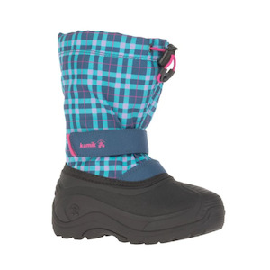 Kamik: Kamik Finlay Kid's Boot - Navy/Teal Marine