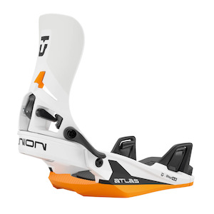 Step On Bindings: Union Atlas Step On - White / Orange