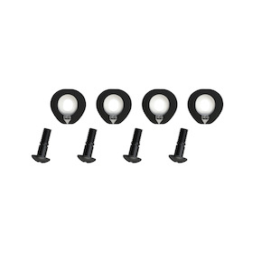 Wakeboard Parts Accessories: Ronix M6 Baseless Boot Hardware - Set of 4