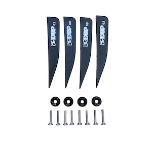 Wakeboard Parts Accessories: Double Up Cliche 0.9" Fin