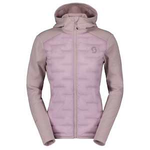 Puffers: Scott Women's Defined Warm Hybrid Hoodie - Cloud Pink