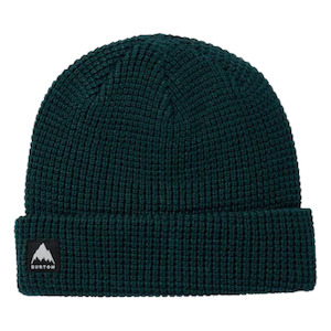 Beanies: Burton Recycled Waffle Beanie - Deep Emerald
