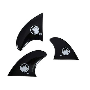 Wakesurfer Fins: Liquid Force Surf 3.0 Fin Kit - 1/4 -20 Screws