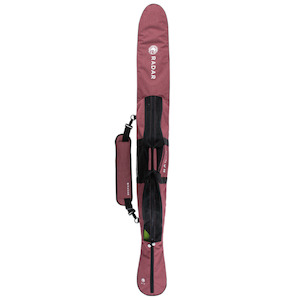 Waterski Bags: Radar Women's Padded Slalom Case - 63"-67" - Coral/Black