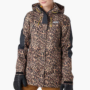 Jackets Closeout: DC Women's Gemini Jacket - Leopard Fade