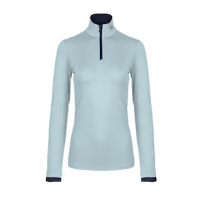 Kjus: Kjus Women's Feel Mid Layer Half Zip - Mist