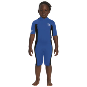 Billabong Boy's 202 Foil Back Zip Wetsuit - Mid Blue