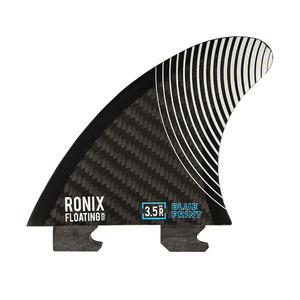 Wakesurfer Fins: Ronix  Blueprint Floating S 2.0 Surf Fin - Carbon 3.5in Right