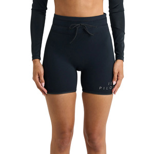 Wetsuits: Jetpilot Women's Corp 7" High Waisted Neo Shorts - Black