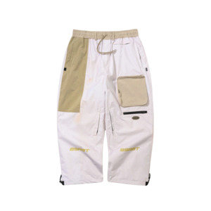 BSR 3D Zipper Pocket Super Wide Ventilation Pants - Hare 1502 Art