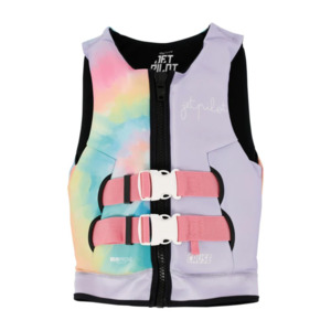 Jetpilot Cause Girl's Youth Eco Vest - Tie Dye
