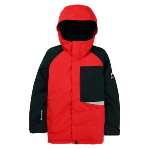 Snow Gear: Burton Kid's Powline Jacket - Flame Scarlet/ True Black