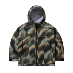 Snow Gear: BSR DSXBS 3L Seam Sealing Hooded Shell Jacket - Olive Smoke