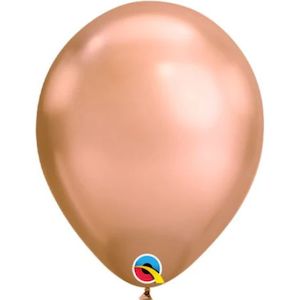 Rose gold chrome BALLOON in Sizes - small, regular
