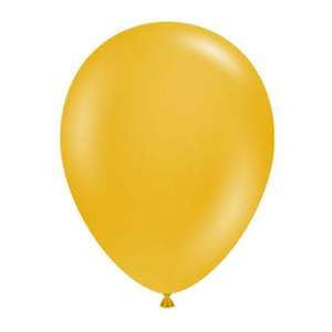 Individual Balloons: Mustard BALLOON in Sizes - small, regular or large