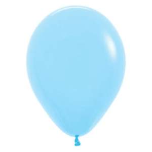 PASTEL MATTE BLUE - BALLOON in Sizes - small, regular or large
