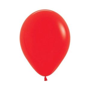 Individual Balloons: RED - BALLOON in Sizes - small, regular or large