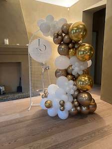 Baby Shower Balloon Packages: Arch mesh with balloons #2| 3-4m balloon garland |Custom sign