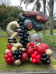 Kids Birthday Packages: Cars birthday display