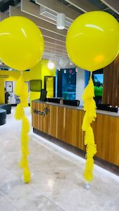 Helium Balloons: Jumbo Helium Balloon with tassels
