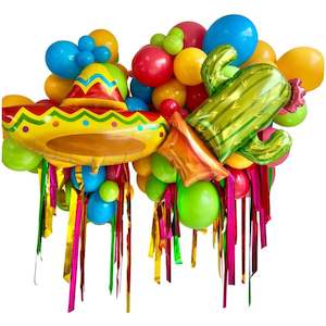 Grab and Go 2.5m midi balloon garland #4 Mexican wave