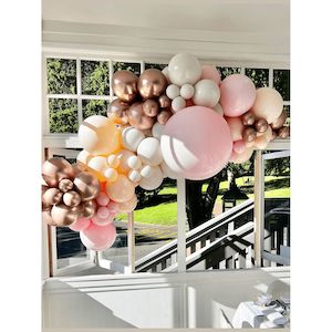 Grab and Go 2.5m midi balloon garland #3 Blisful blush