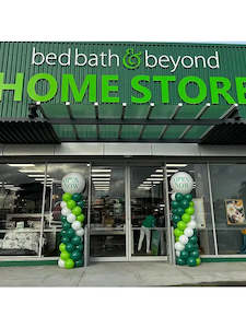 Balloon Pillars: Shop opening balloon columns