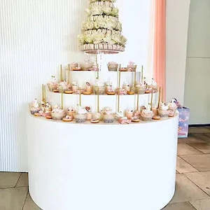 1st Birthday Packages 1: Dessert table hire - display table hire