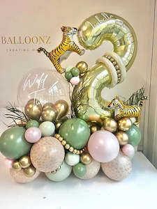 Kids Party Packages: Wild TWO number balloon marque