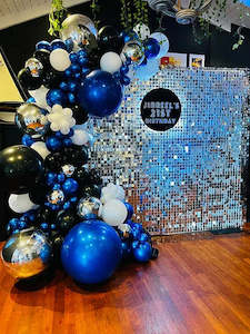 Shimmer Walls: Silver Shimmer wall package #5