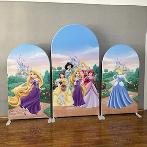 Products: Princess Themed Arch 3pcs (Hire) Balloon Party Box
