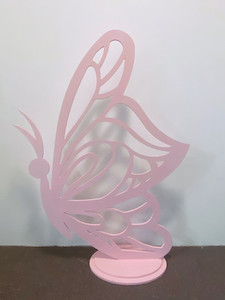 Products: Butterfly props in pink hire small size 80cm (Hire) Balloon Party Box
