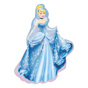 Anagram From US - 84cm x 71cm Cinderella Foil Balloon - 36.5g Balloon Party Box