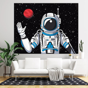 Outer Space Backdrop 2m x 1.5m Balloon Party Box