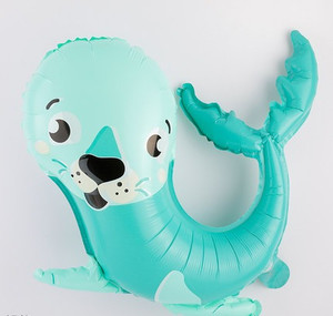 Products: 50x 33cm Cartoon Seal Bright Foil Balloon Balloon Party Box